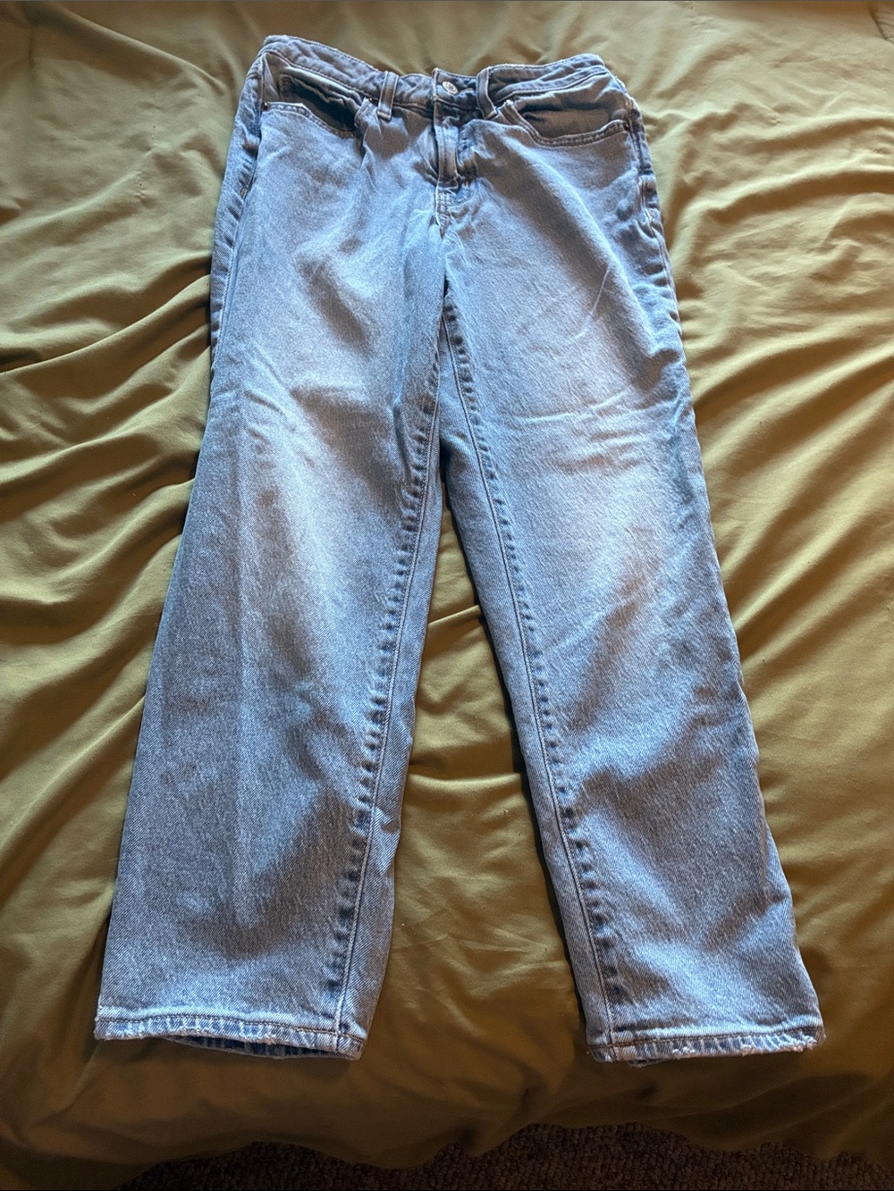 Old Navy Light Blue Women's Straight-Leg Jeans